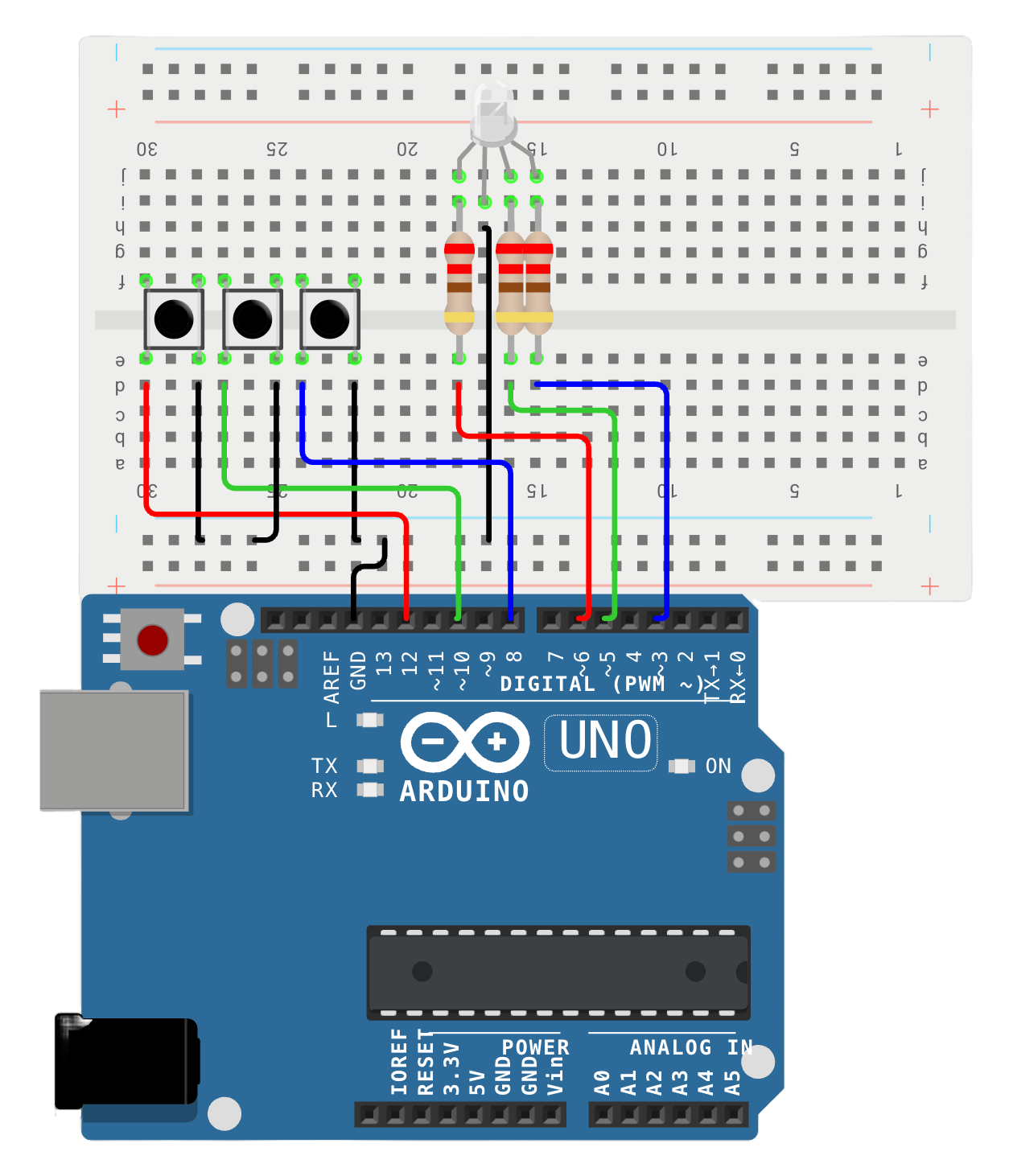 Wokwi schematic
